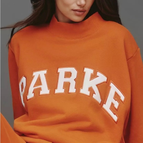 Parke Back to School Varsity Mockneck Amber | Size L/XL - Picture 1 of 7